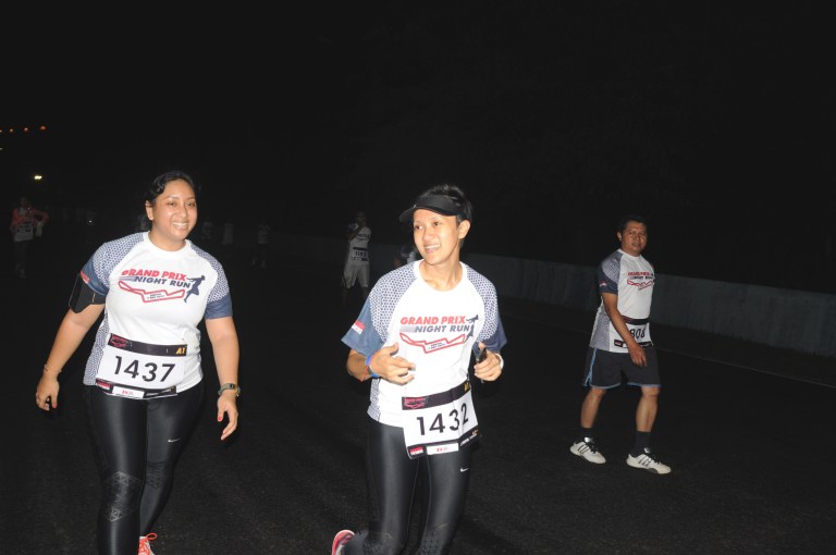 Pacer saya kali ini kakak ipar saya, Gina :D