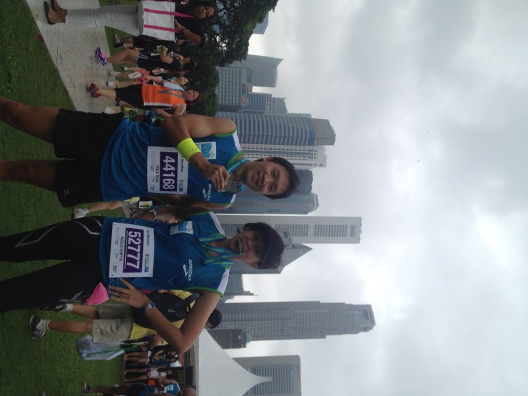 with my pacer! You're rock, Lix!!!