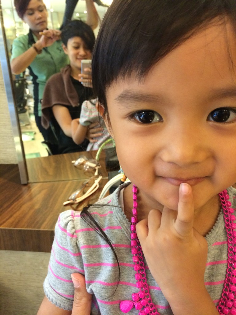 Lagi cuci blow *kejadian langka :D